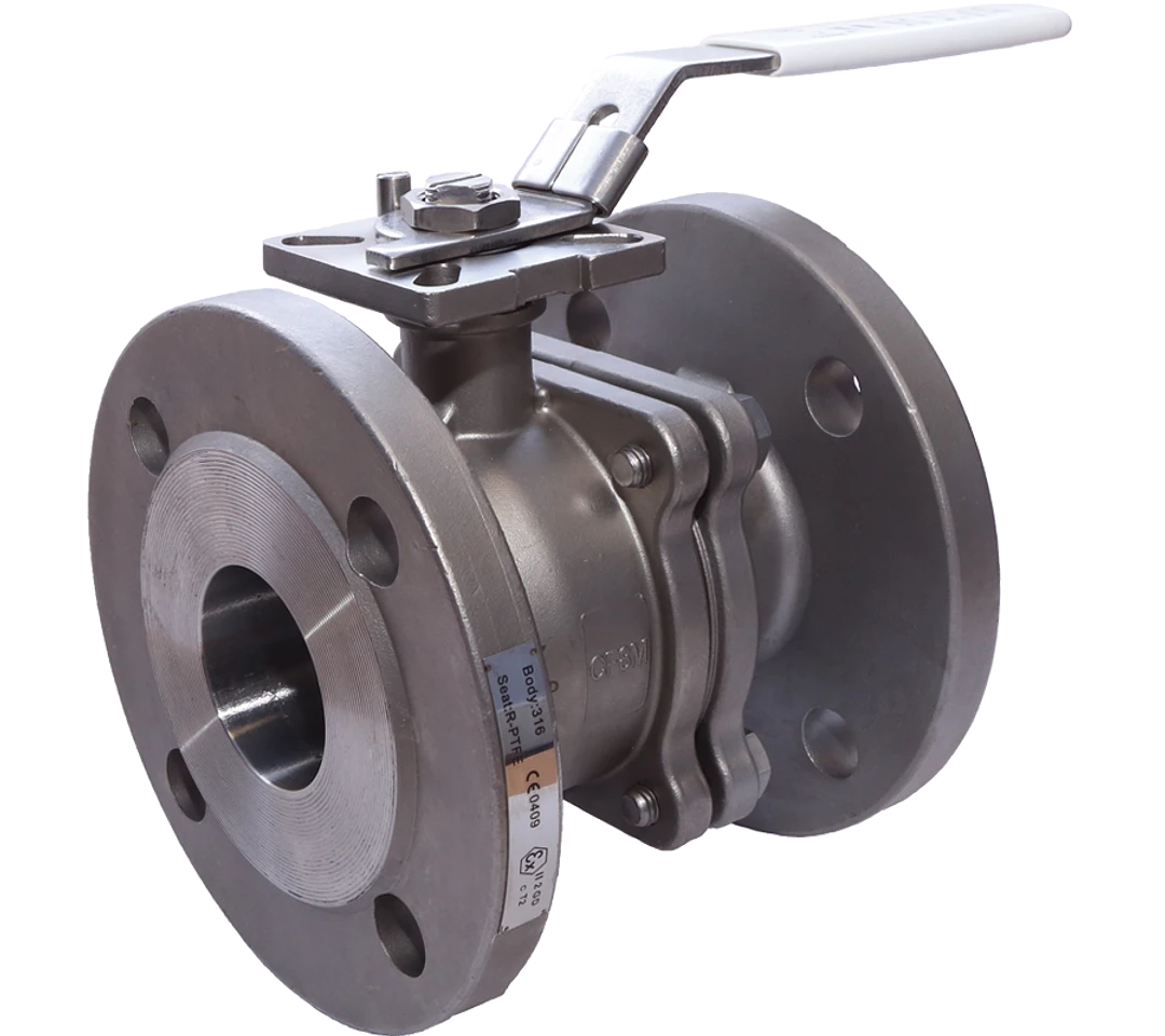 Albion ART 956 PN16/40 Stainless Steel Fire Safe Flanged Ball Valve