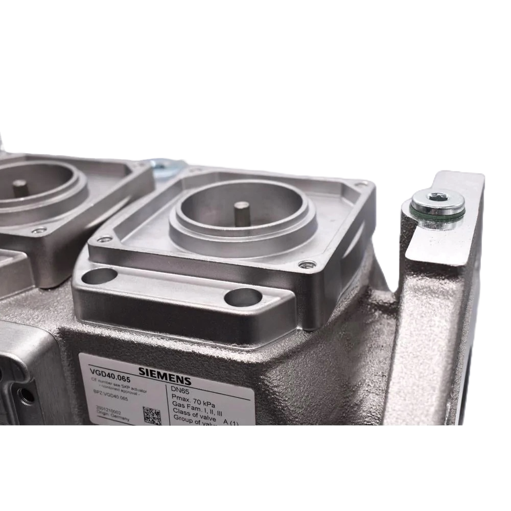 Siemens VGD40.065L DN65 Double Block Valve Body - Inverted Flanges