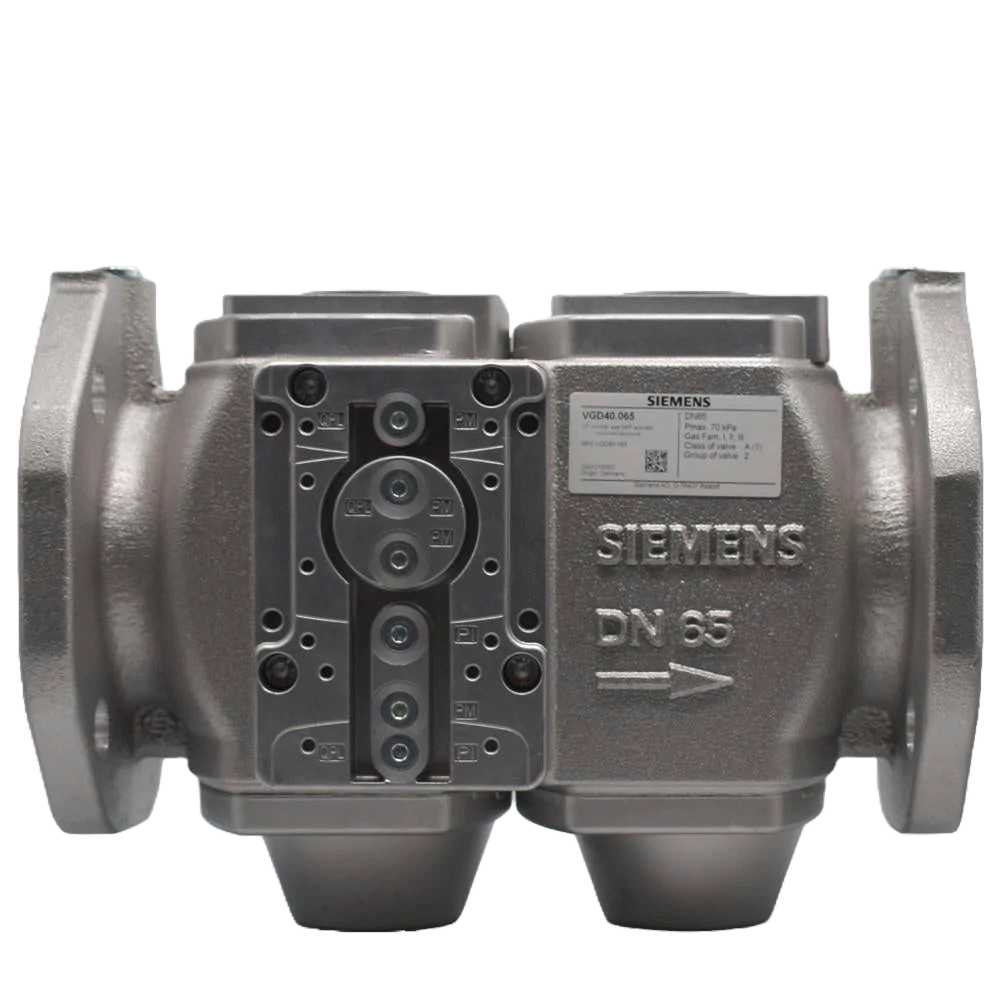 Siemens VGD40.050L DN50 Double Block Valve Body - Inverted Flanges