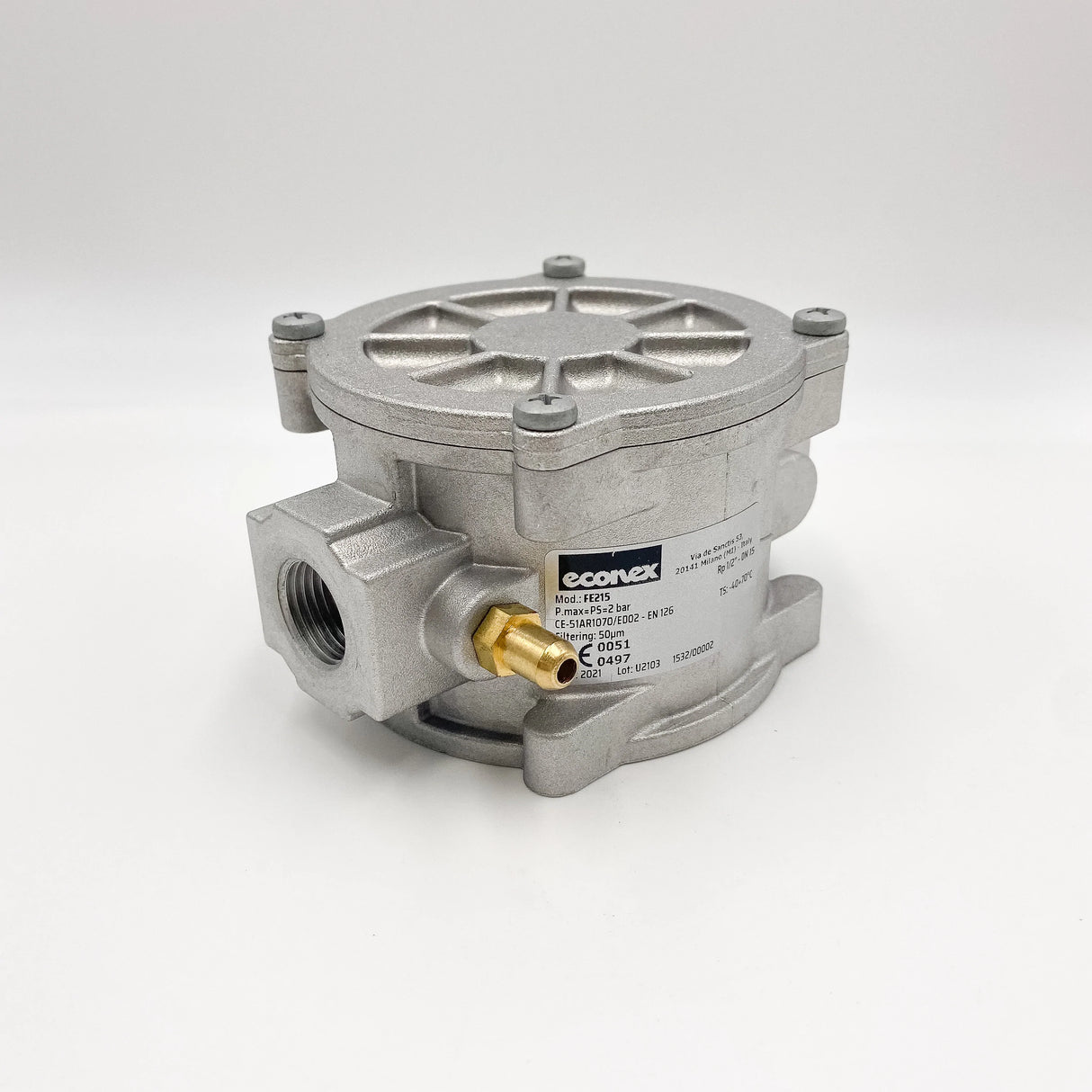 Econex FE615 1/2"RP - 6 Bar Gas Filter