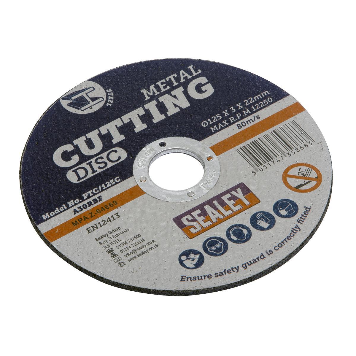 Cutting Disc 125 x 3mm 22mm Bore
