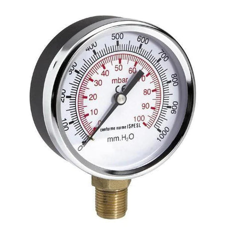 Econex MA0-160 Pressure Gauge - 0-160 mbar-Pressure Gauge