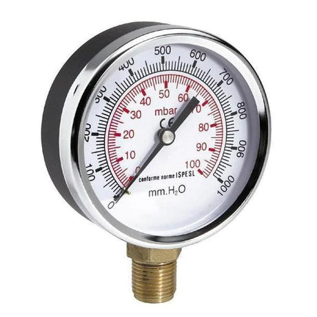 Econex MA0-60 Pressure Gauge - 0-60 mbar-Pressure Gauge