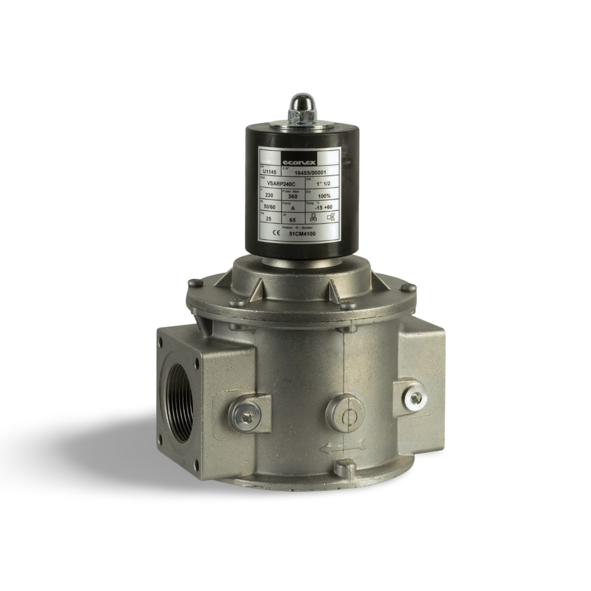 Econex VSARP540B 1.5" 110v Solenoid Valve