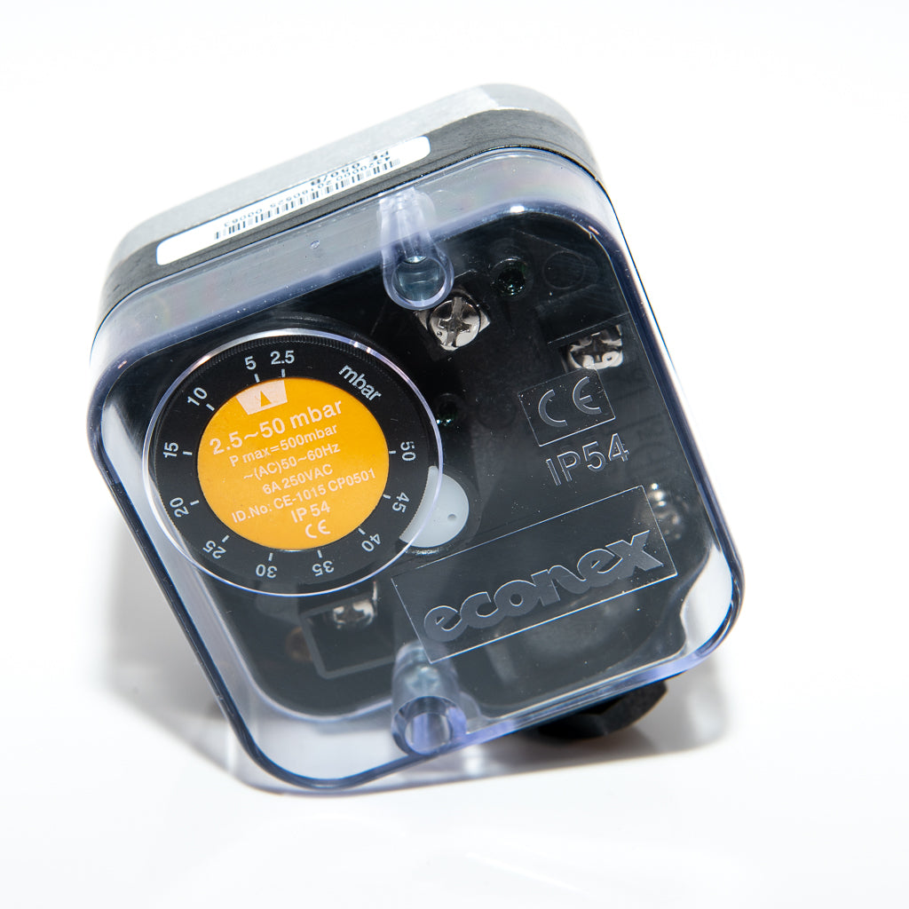 Econex PE050 Pressure Switch - 2.5-50 mbar