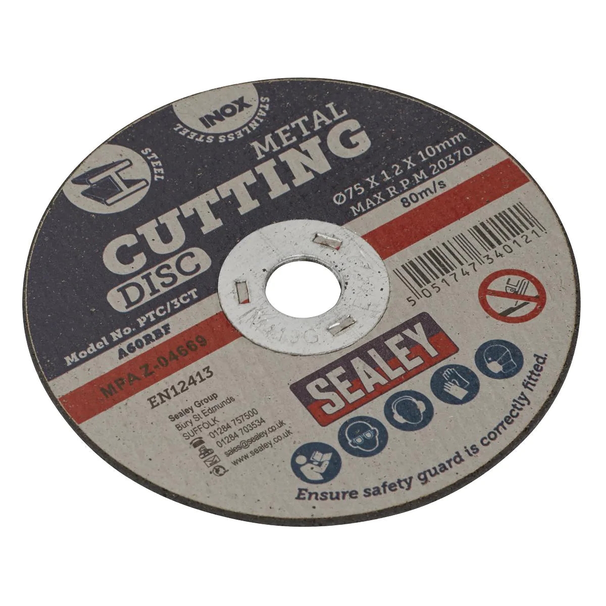 Cutting Disc 75 x 1.2mm 10mm Bore