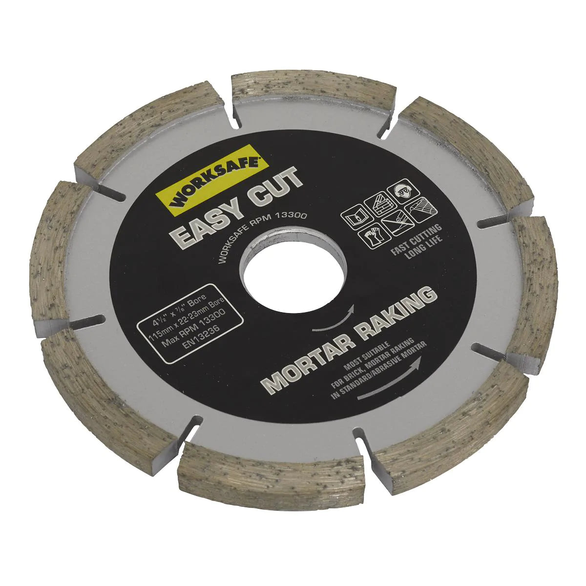 Easy Cut Diamond Blade 115 x 22mm - Mortar Raker