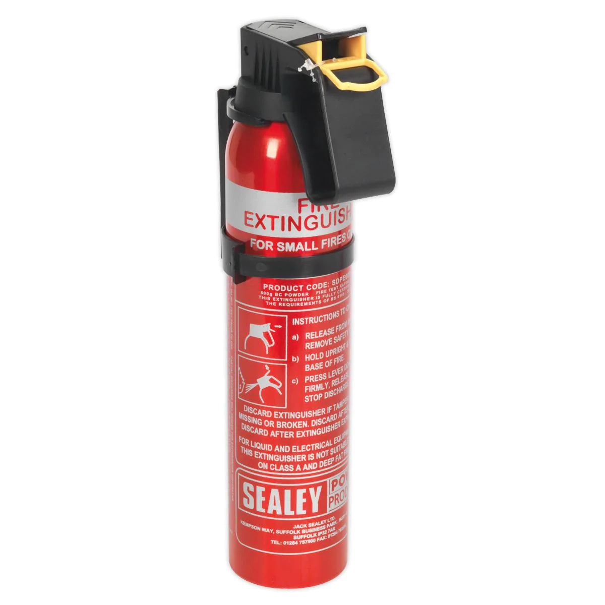 Fire Extinguisher 0.6kg Dry Powder - Disposable