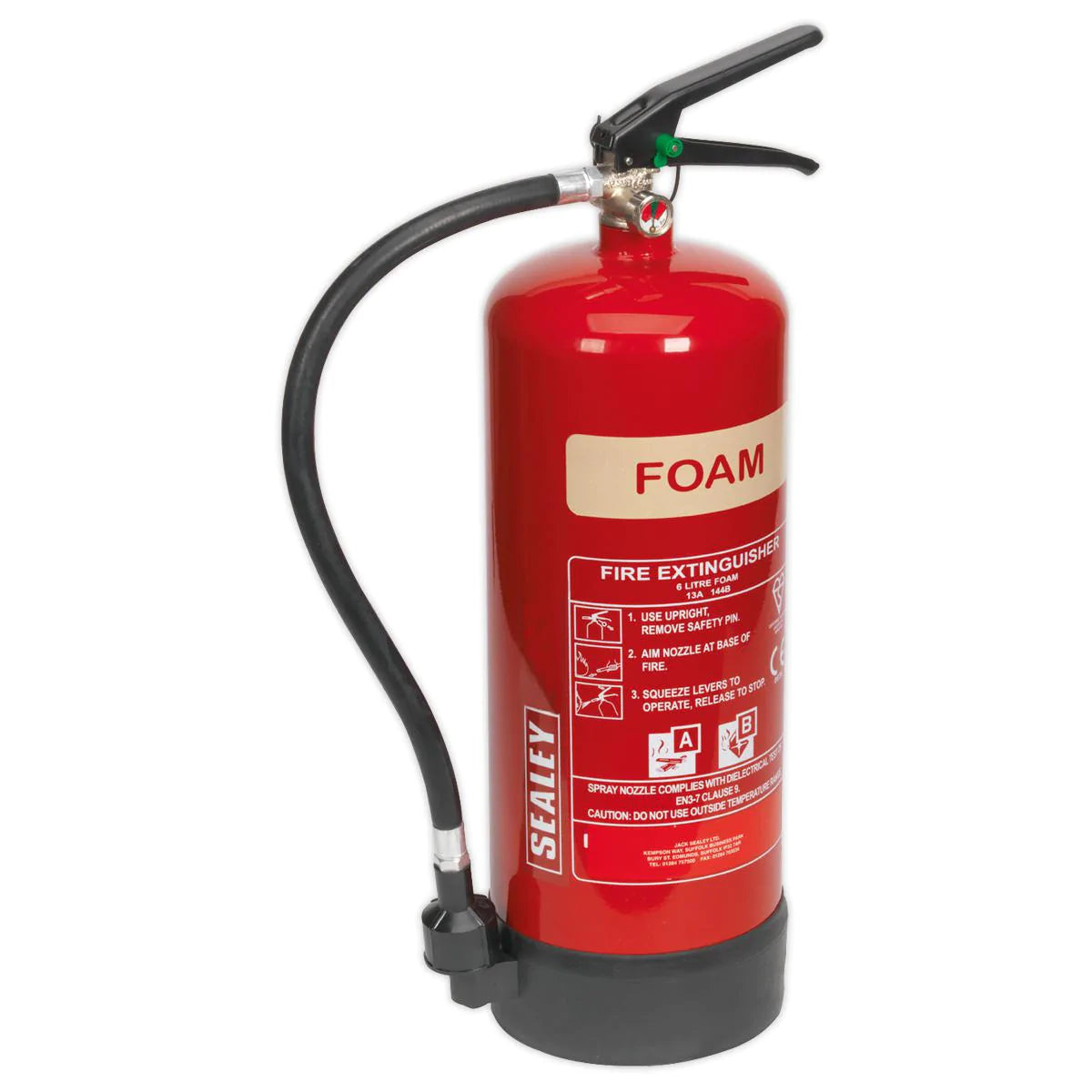 Feuerlöscher 6L Schaum