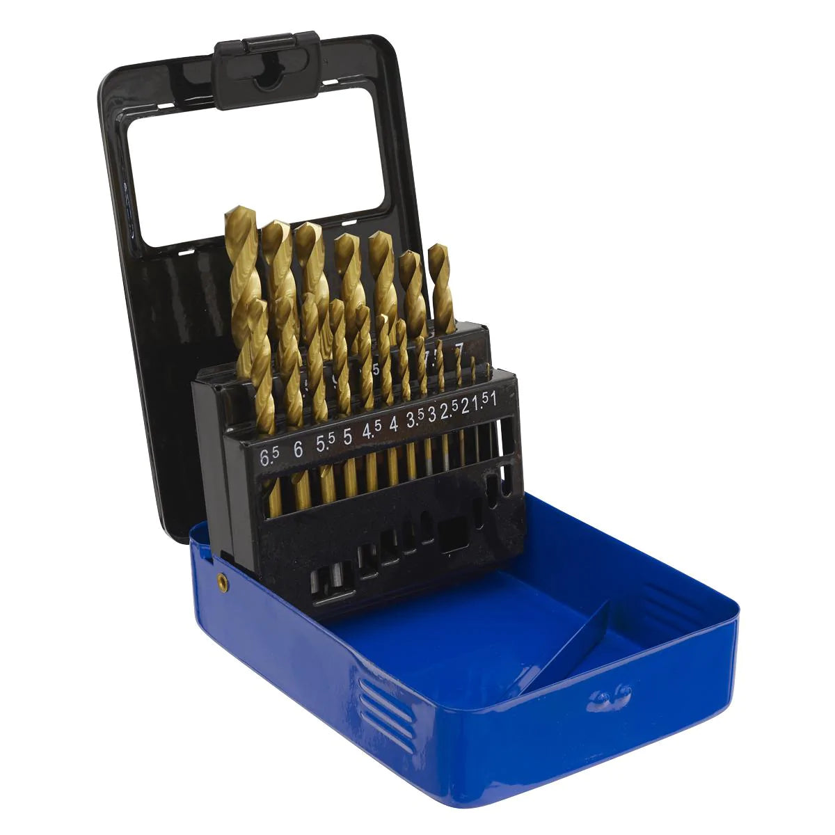 HSS Fully Ground Drill Bit Set 19pc DIN 338 Metric