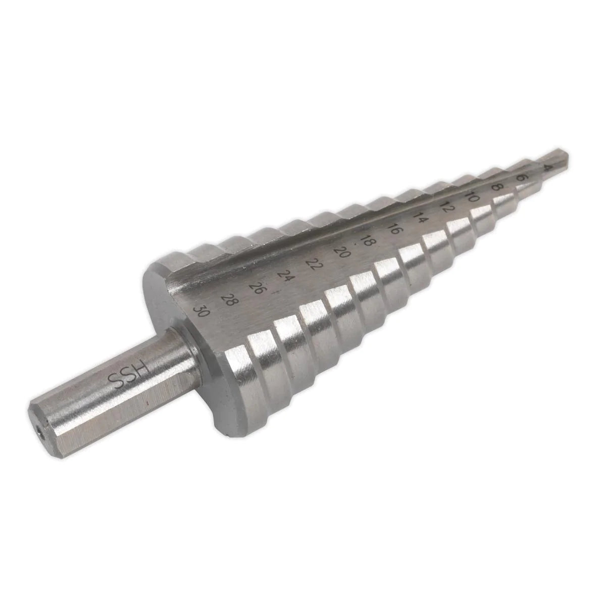 HSS M2 Step Drill Bit 4-30mm Double Flute