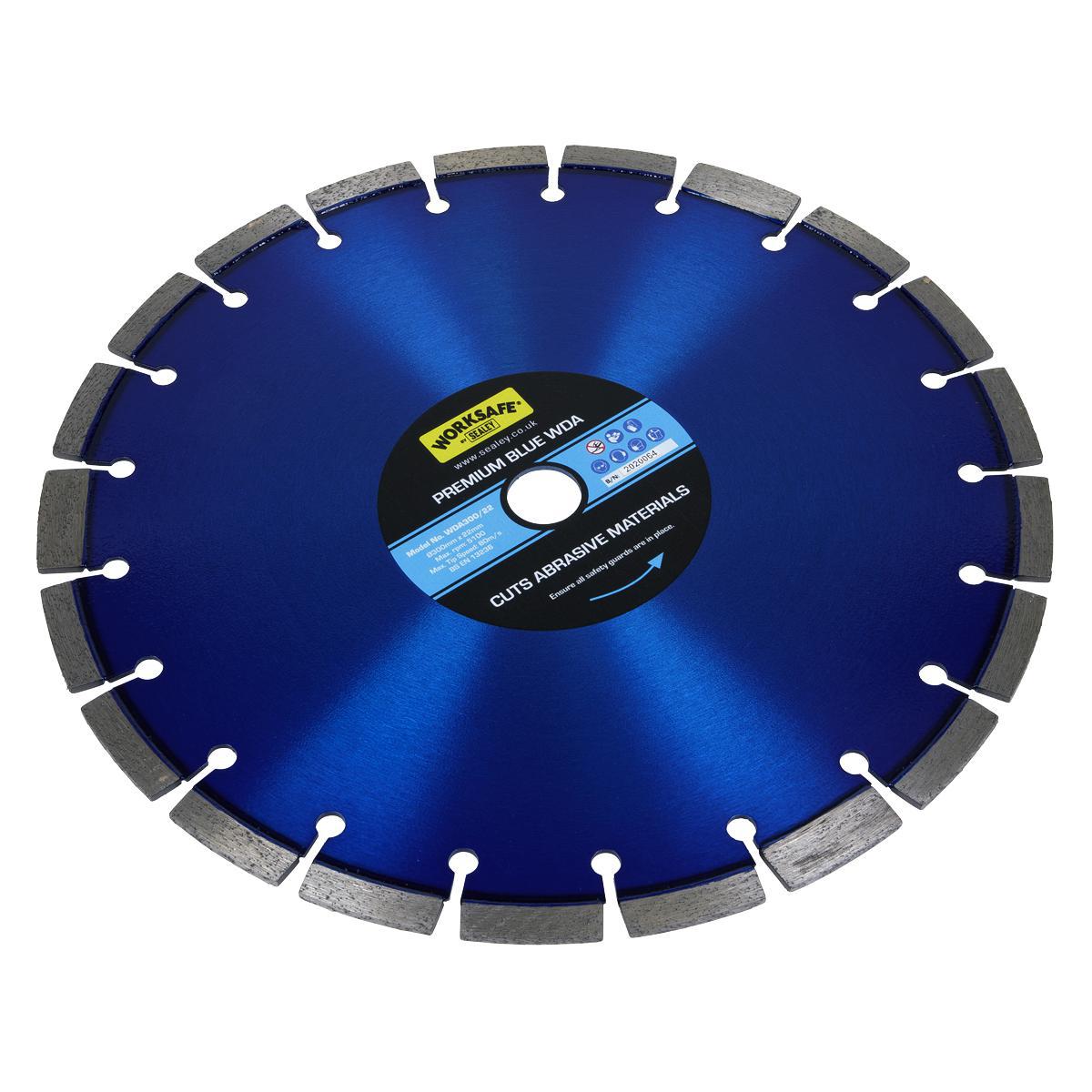 Premium Blue WDA Diamond Blade 300 x 22mm