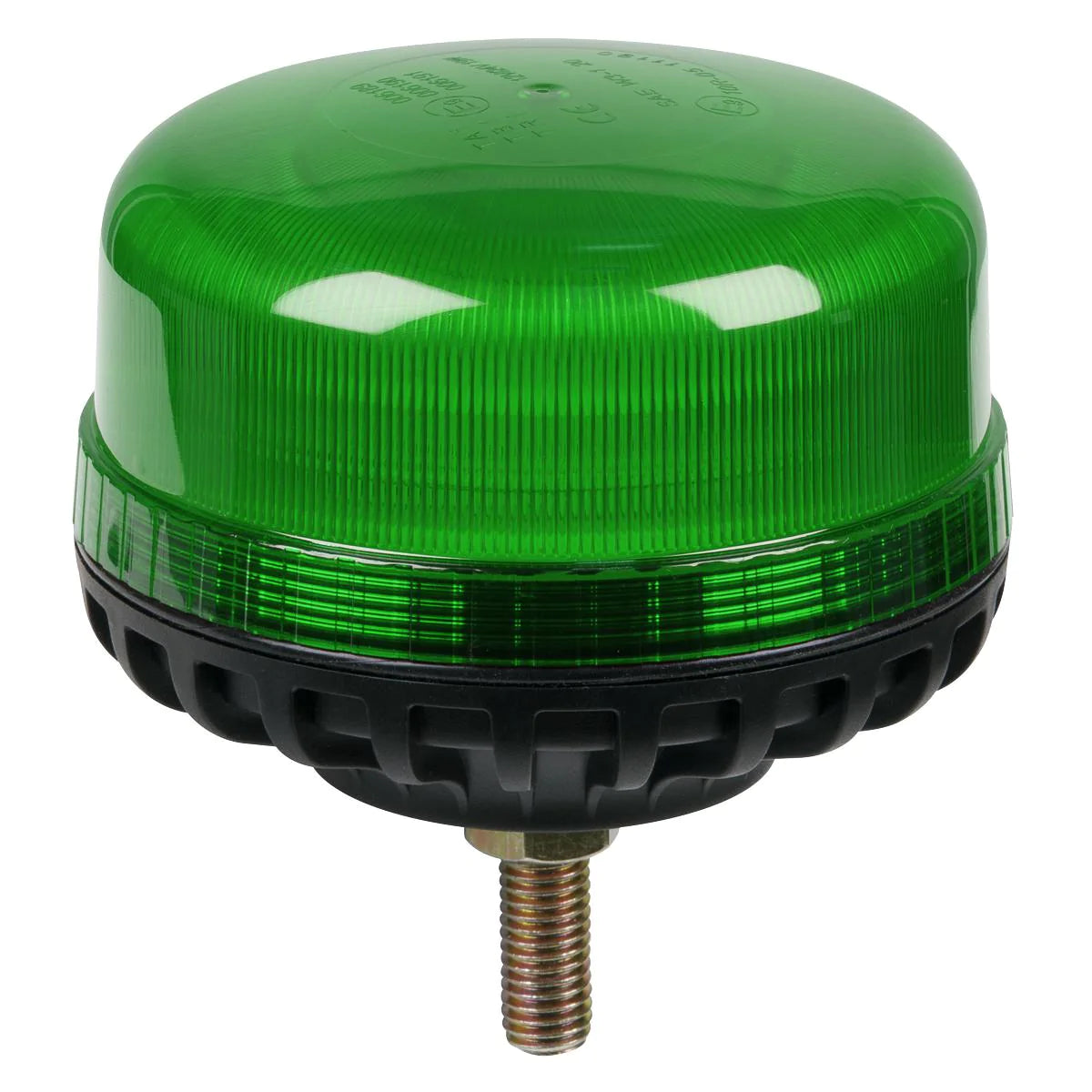 Warning Beacon SMD LED 12/24V 12mm Bolt Fixing - Green