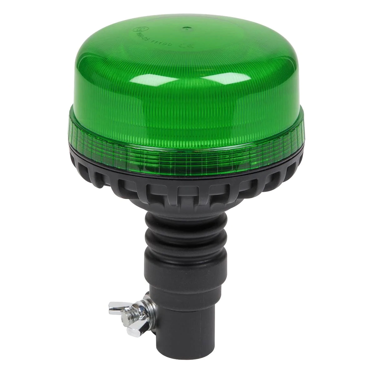 Warning Beacon SMD LED 12/24V Flexible Spigot Fixing - Green